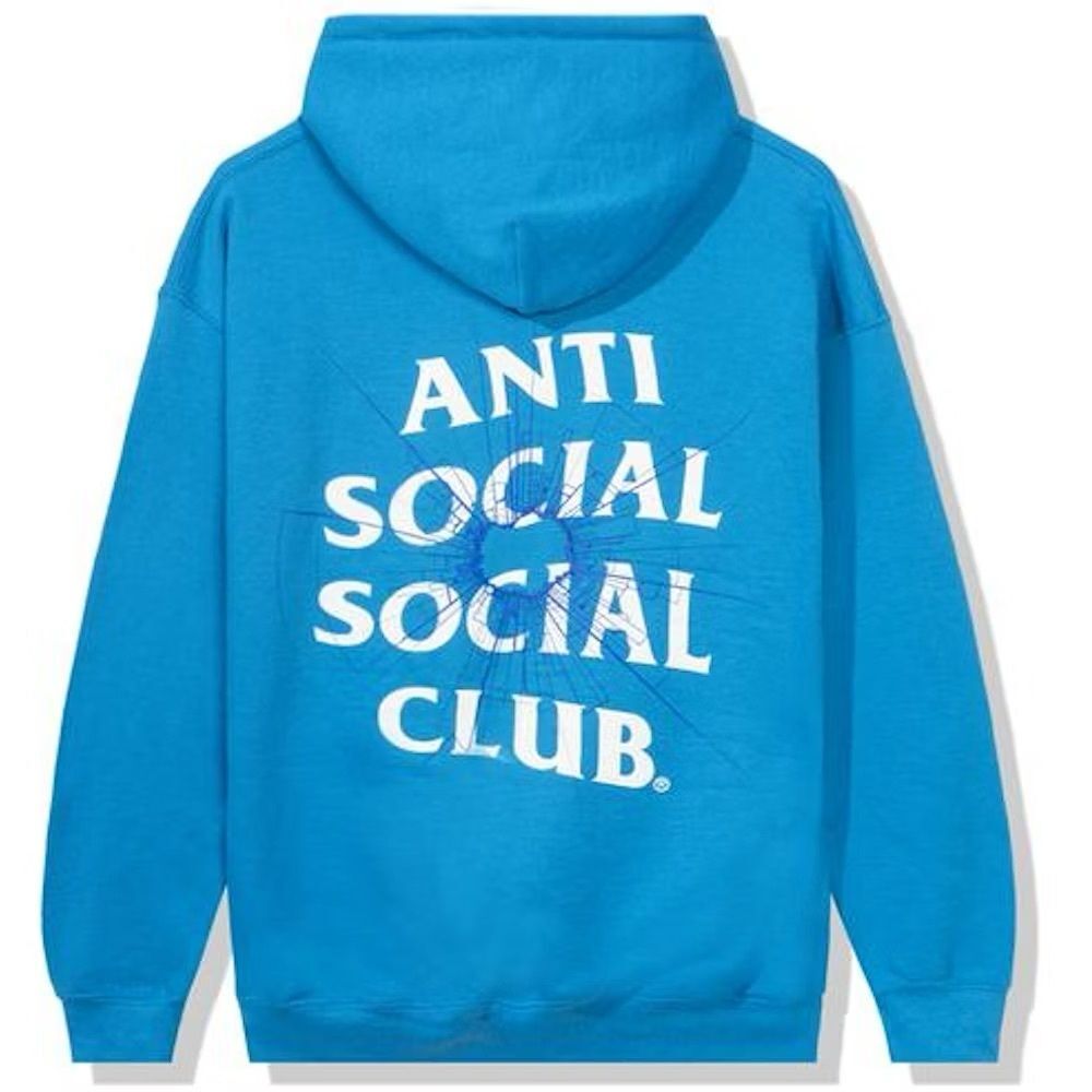 Anti Social Social Club Theories Hoodie in Sapphire Blue M